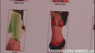 I love getting all dolled up in womens clothes