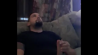 Big cum load top gun huge bull covered