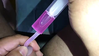 尿道にローションを入れてオナニーするとこうなる&num;2